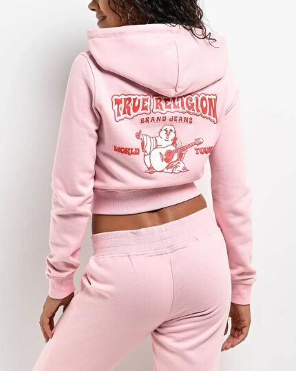 Light-Pink-True-Religion-Hoodie