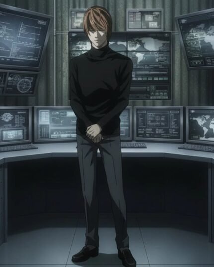 Light Yagami Black Sweater