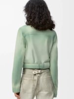 Loewe Suede Jacket Green - Image 4
