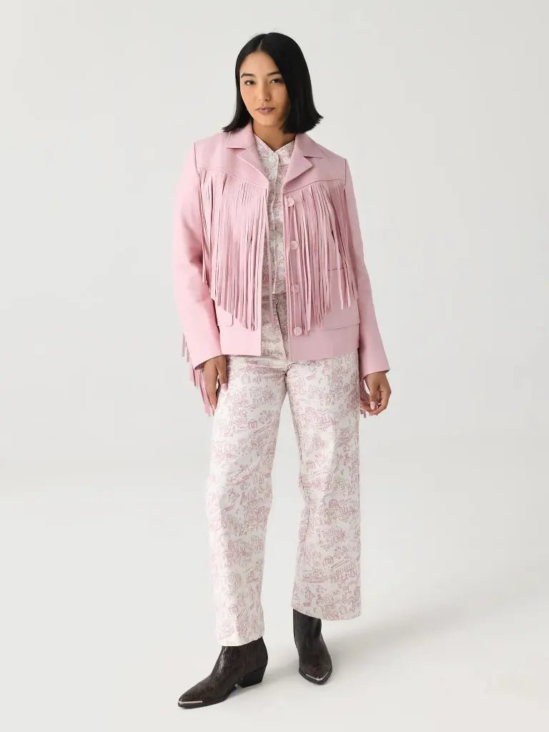 Love_Shack_Fancy_Pink_Fringe_Jacket Love_Shack_Fancy_Pink_Fringe_Jacket