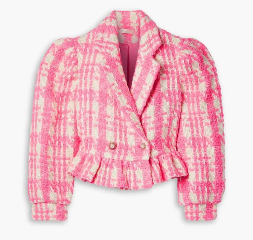 Love_Shack_Fancy_Pink_Tweed_Jacket_For_Sale