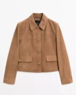 Massimo-Dutti-Suede-Brown-Jacket-Women