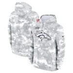 Denver Broncos Arctic Camo Salute to Service Hoodie