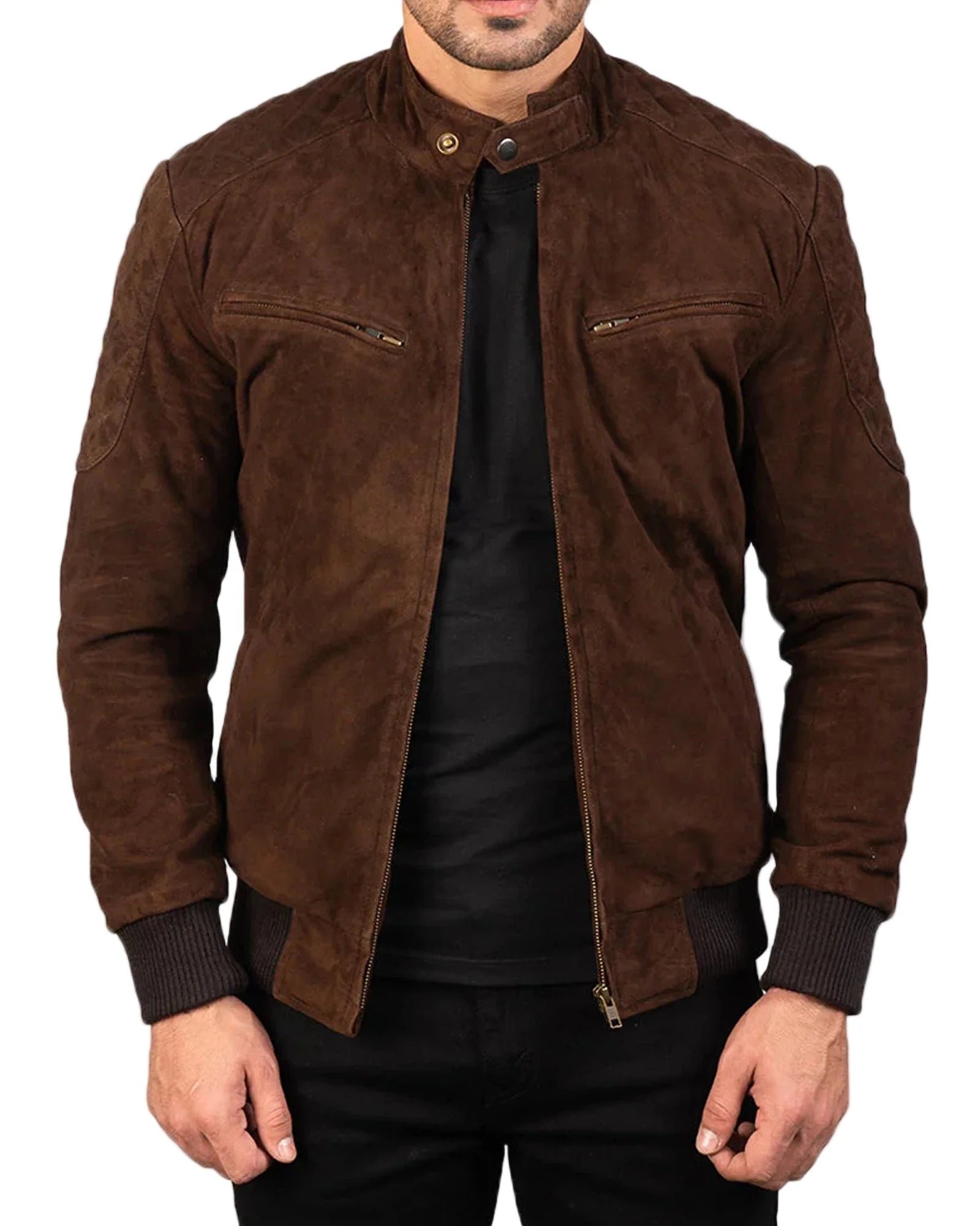 Men_s_Sven_Mocha_Suede_Bomber_Jacket Men_s_Sven_Mocha_Suede_Bomber_Jacket