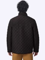 Mens-Harbor-Quilted-Black-Jacket-Back