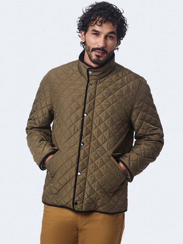 Mens-Harbor-Quilted-Jacket-Olive Mens-Harbor-Quilted-Jacket-Olive