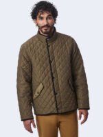 Mens-Harbor-Quilted-Olive-Jacket