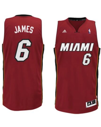 Mens-Miami-Heat-LeBron-James-adidas-Red-Swingman-Alternate-Jersey