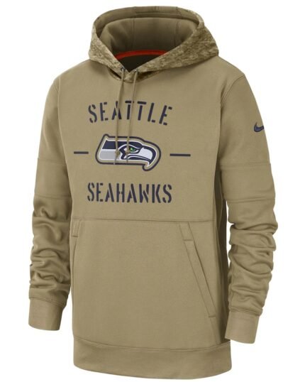 Mens-Seattle-Seahawks-Nike-Tan-2019-Salute-to-Service-Sideline-Therma-Pullover-Hoodie