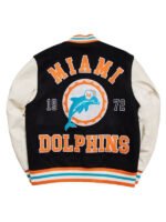Miami Dolphins Throwback Varsity Jacket