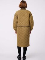 Mix-Stich-Long-Womens-Quilted-Coat