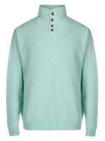 Mock Shirt Jumper Green