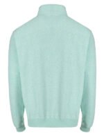 Mock Shirt Jumper Green Back