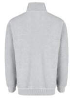 Mock Shirt Jumper Grey Back