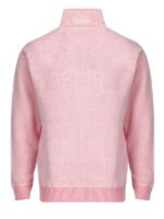 Mock Shirt Jumper Pink Back