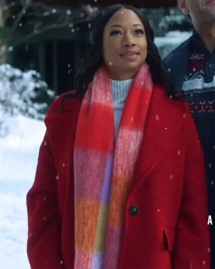 Monique Coleman A Christmas Dance Reunion Coat