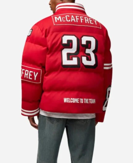 Christian McCaffrey 49ers Off Season Puffer Jacket Zing Apparel