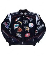 NFL Jacket With All Team Logos Zing Apparel
