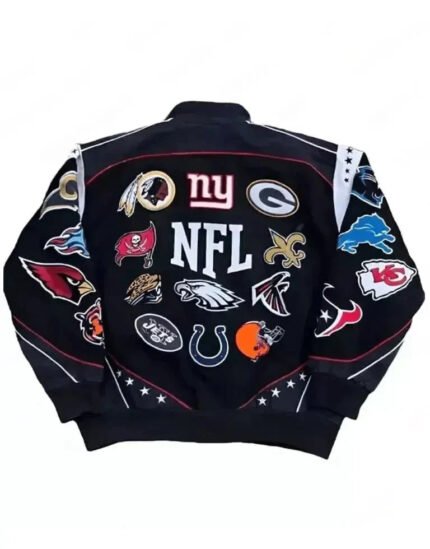 NFL Jacket With All Team Logos Zing Apparel