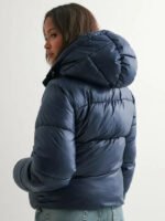 Nelly Puffer Jacket Navy Back