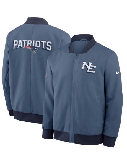 New-England-Patriots-Nike-2025-Rivalries-Sideline-Bomber-Jacket