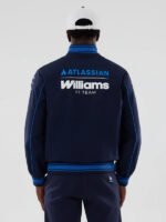 New-Era-x-Atlassian-Williams-F1-Team-Varsity-Jacket-Back