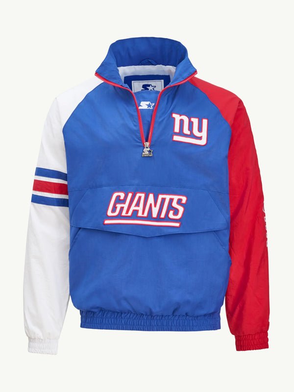 New-York-Giants-Quarter-Zip-Jacket-FrontView New-York-Giants-Quarter-Zip-Jacket-FrontView