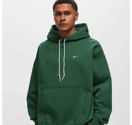 Nike_Solo_Swoosh_Hoodie_Dark_Green