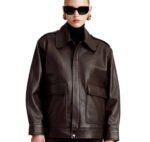 Nour_Hammour_Leather_Jacket_Drey_For_Sale