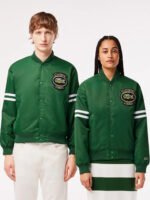 Novak Djokovic Lacoste Green Bomber Jacket - Image 3