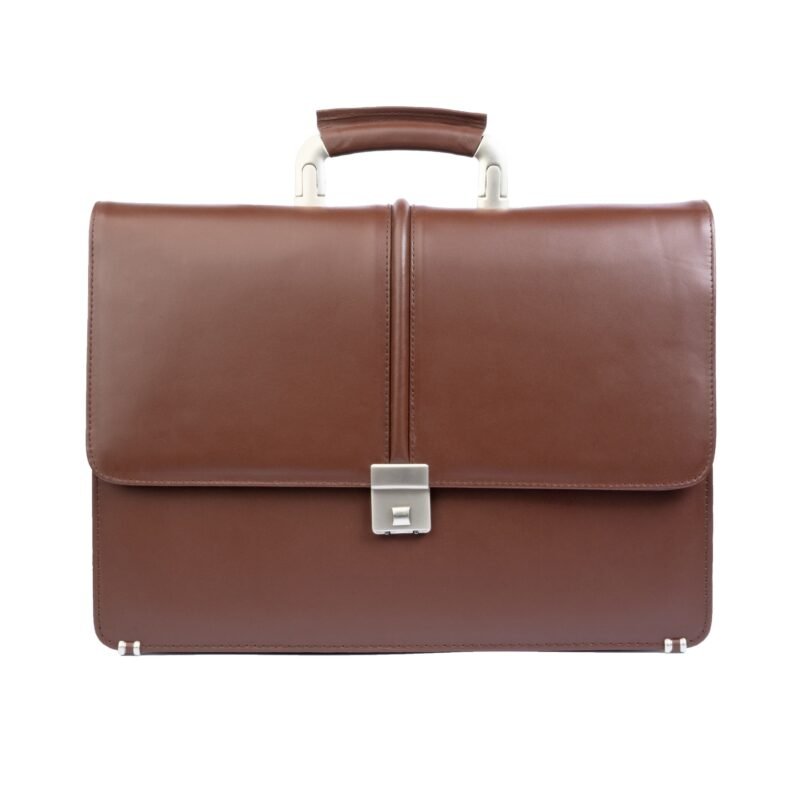 Modern Leather Office Bag with Lock Zing Apparel
