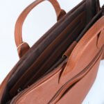 Vintage Midnight Leather Laptop Bag Zing Apparel