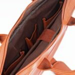 Slim Leather Office Bag For Laptop Zing Apparel