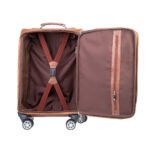 Modern Spin Leather Cabin Trolley Bag Zing Apparel