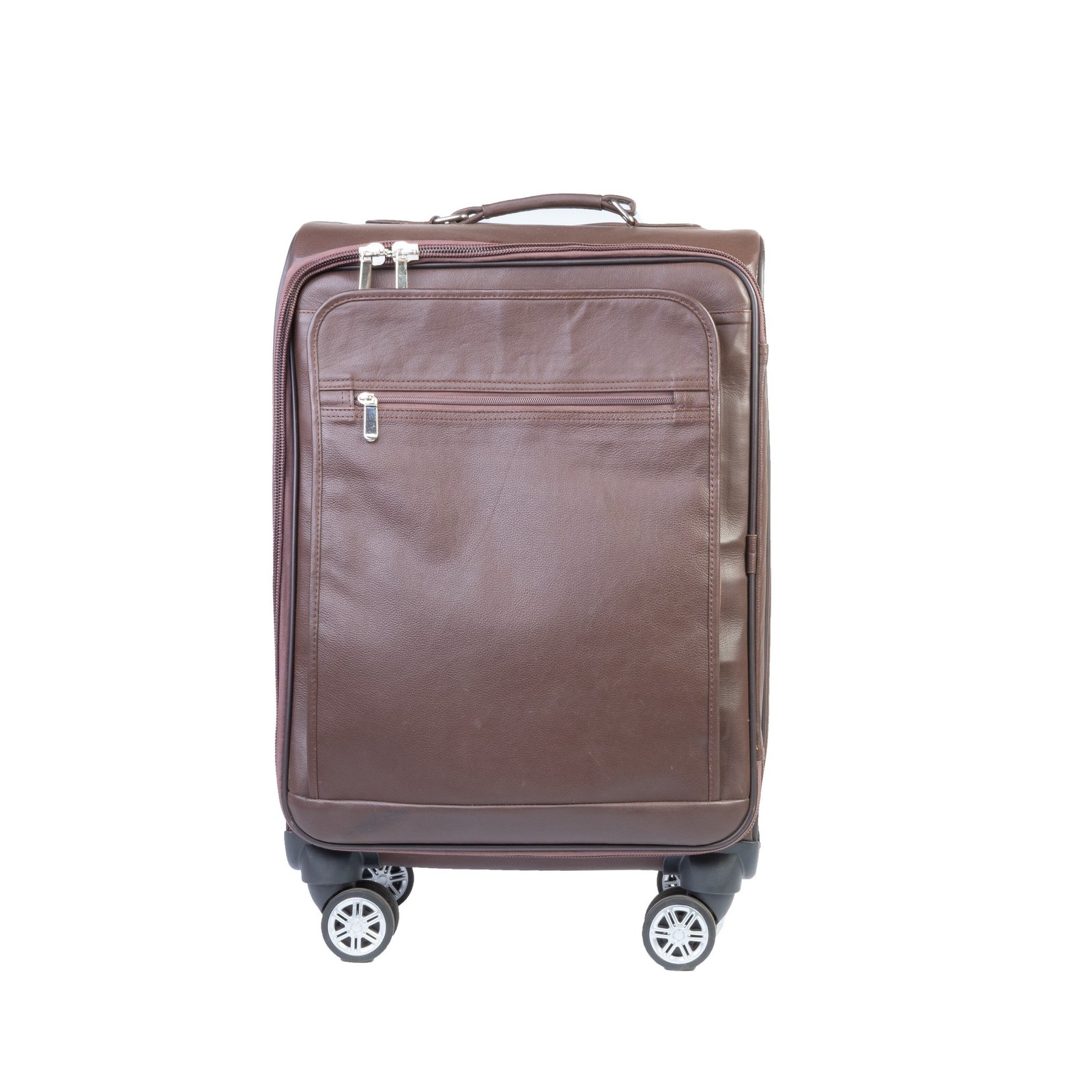 OVS01607_5a6a88f6-d5f5-42e6-a0c2-39fe5ad8de0a Modern Spin Leather Cabin Trolley Bag Zing Apparel