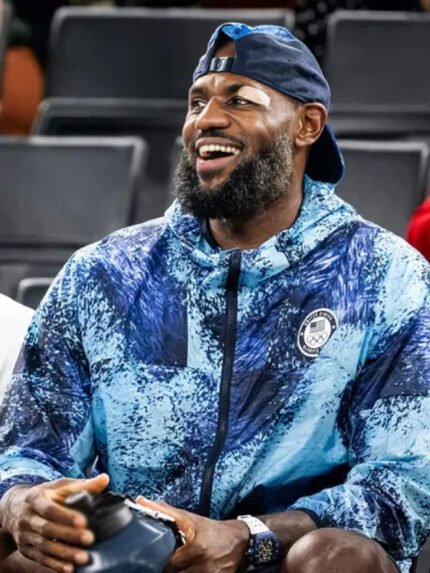 Olympic 2024 Lebron James Blue Hoodie Buy