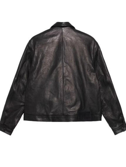 Our Legacy Stussy Leather Jacket Back
