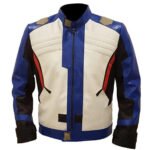 Blue Soldier Leather Jacket