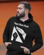 Paper Beats Rock Hoodie