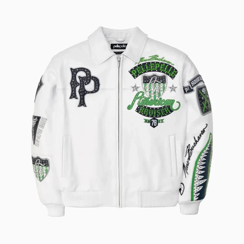 Pelle-Pelle-American-Bruiser-White-Plush-Jacket Pelle-Pelle-American-Bruiser-White-Plush-Jacket