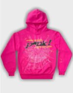 Pink Sp5der Hoodie Zing Apparel