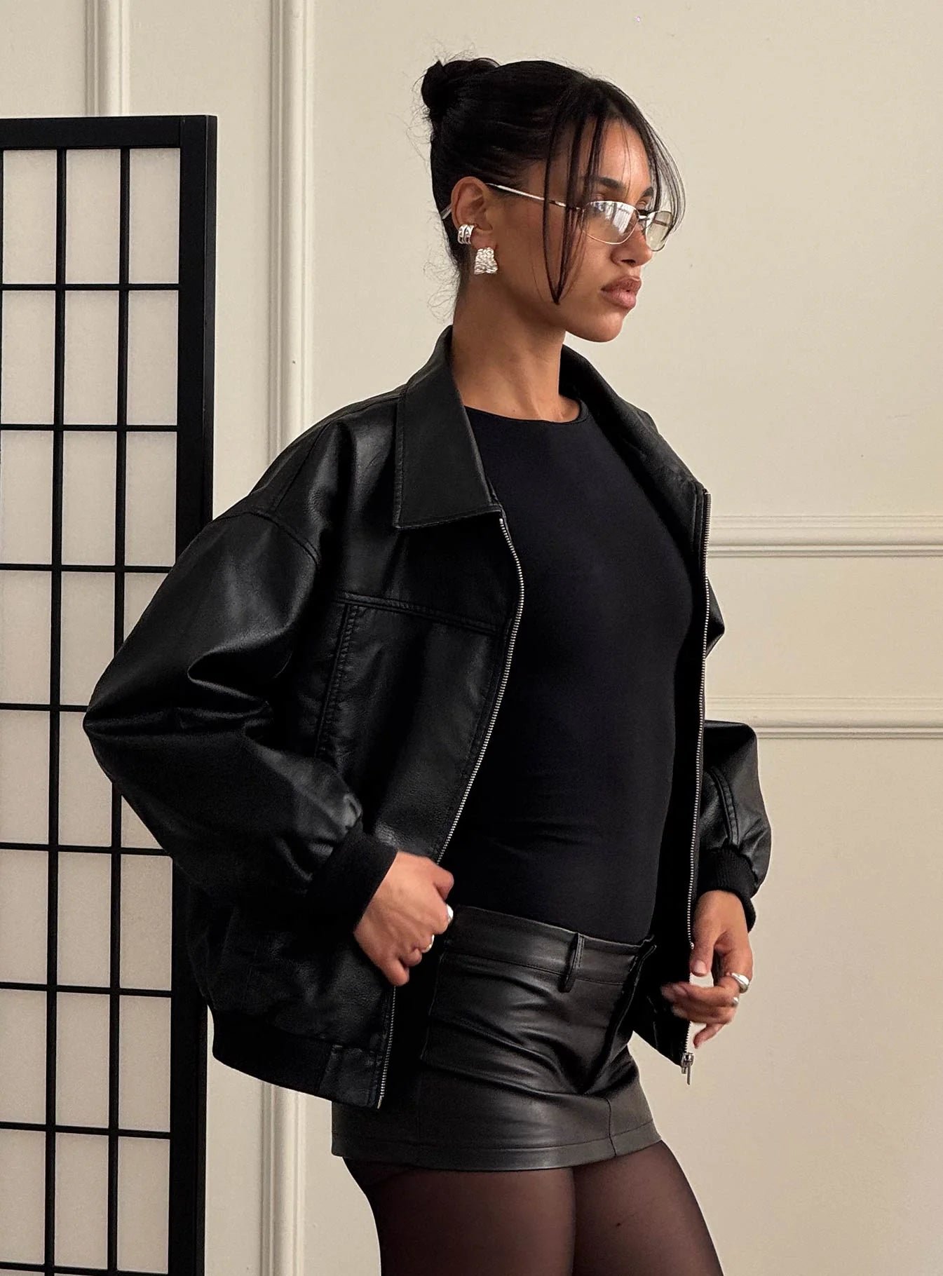 Princess-Polly-Goldsmith-Faux-Leather-Bomber-Jacket-Black Princess-Polly-Goldsmith-Faux-Leather-Bomber-Jacket-Black