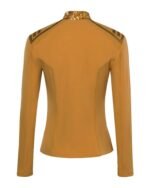 Rebecca-Romijn-Star-Trek-Strange-New-Worlds-Yellow-Jacket-Back