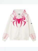 Red And White Spiderman Hoodie - Image 2