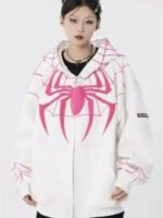 Red And White Spiderman Hoodie - Image 7