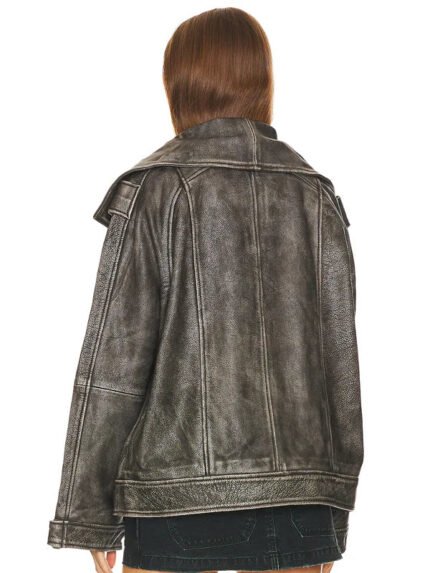 Remain Leather Jacket Back
