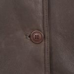 Rhianna Leather Sheepskin Flying Jacket For Sale
