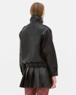Rita-Ora-Primark-Varsity-Black-Jacket-Back