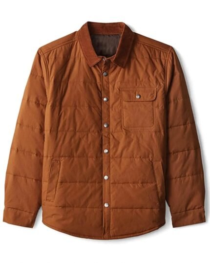 Ryan-Bingham-Yellowstone-Season-4-Walker-Brown-Puffer-Jacket