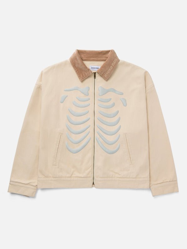 Ryoko-Rain-Bones-Work-Jacket-Cream Ryoko-Rain-Bones-Work-Jacket-Cream
